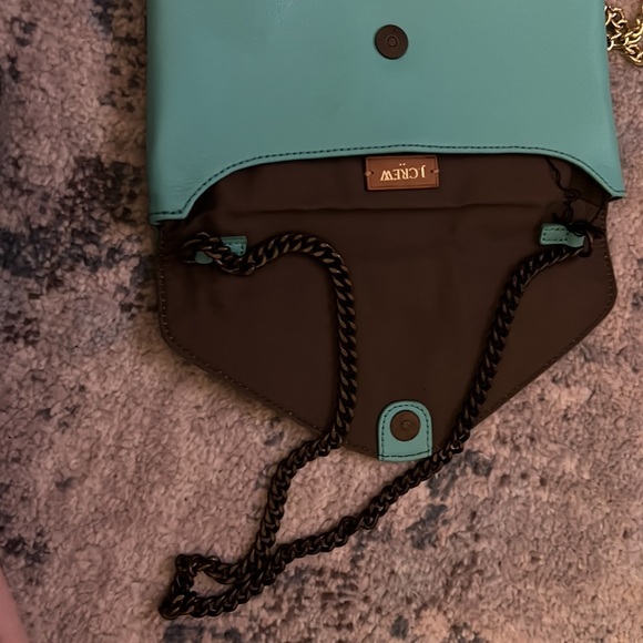 J Crew 100% Leather Envelope Purse - Picture 7 of 7